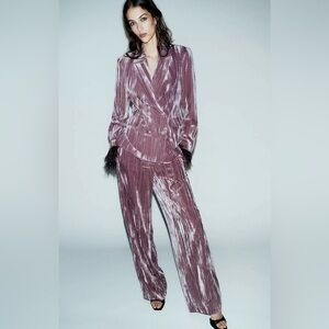 Zara velvet pants